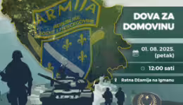 DOVA ZA DOMOVINU NA PLATOU RATNE DŽAMIJE NA IGMANU: Vjerski program manifestacije „Odbrana BiH – Igman 2025 – od Dana nezavisnosti do Dana državnosti“